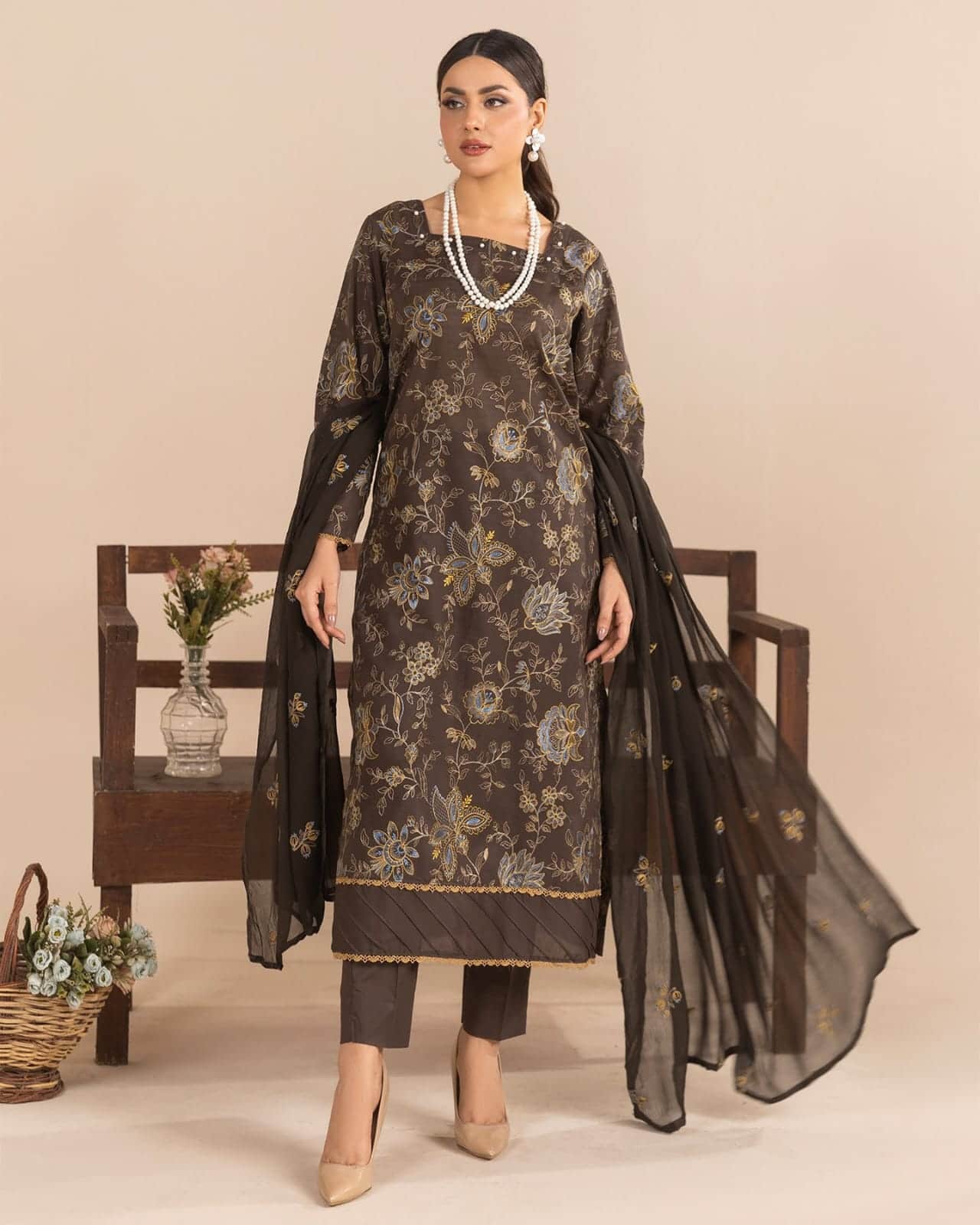 RAKHNA BREEZE - Vol 39 - Premium Embroidered Lawn Festival Edit - D-05