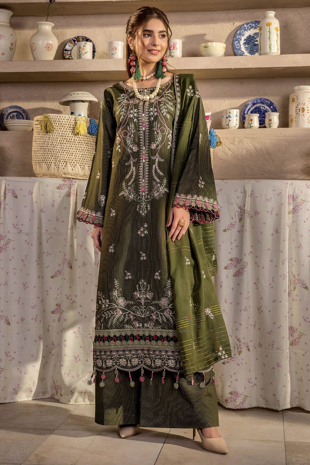 SAFWA MLP04| 3PC Unstitched VOL-3 - image 1 of 6